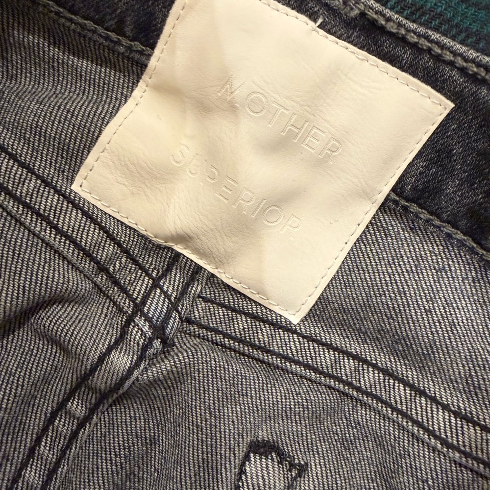 Mother Superior Denim Rambler Zip Floor Outta Sight 27 Jeans - Picture 5 of 7